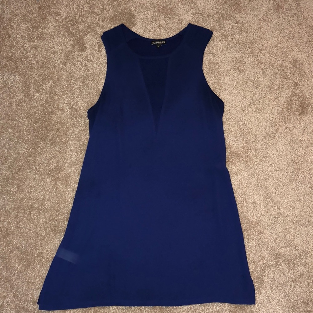 💙 Express 💙small tunic top sheer front